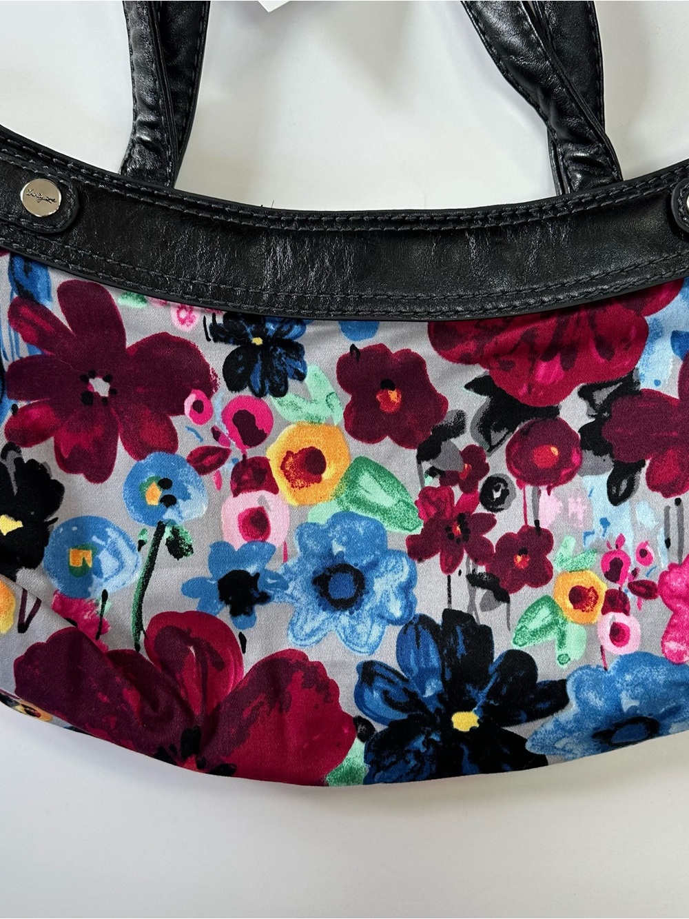Thirty-One Skirt Purse with Interchangeable Watercolor Floral Skirt - Picture 3 of 8